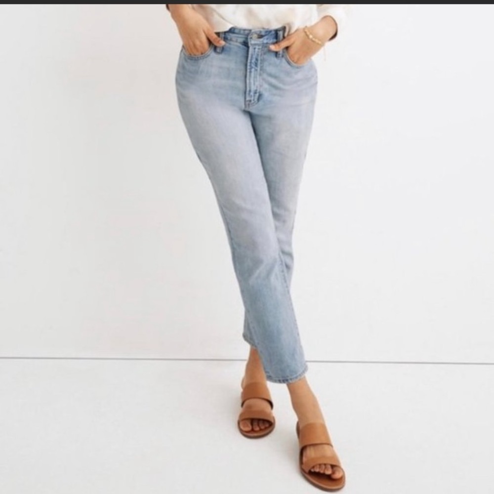 Madewell 31 curvy light wash jeans